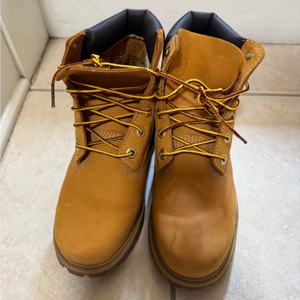 Kid’s Tan Leather Timberland Boots